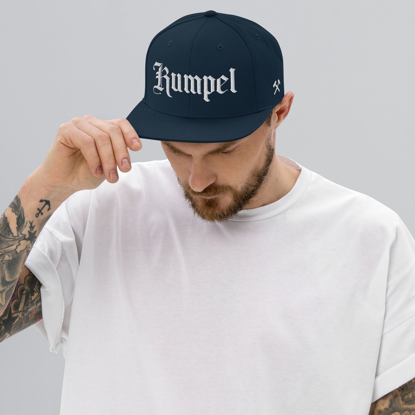 Snapback-Cap - Kumpel (weißer Stick) - Haamitstuff