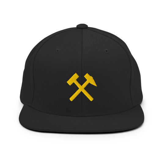 Snapback - Cap - gekreuzte Hämmer (goldener Stick) - Haamitstuff