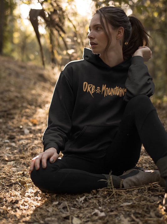 Unisex - Bio - Kapuzenpullover - Ore Mountains Hammer Skull - Haamitstuff