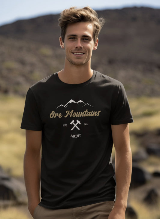 Unisex - T-Shirt - Bio - Baumwolle Ore Mountains - Haamitstuff