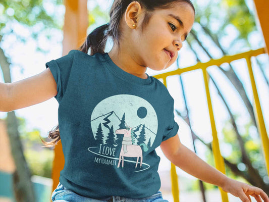 Bio-Baumwoll-T-Shirt für Kinder - I love my Haamit - Haamitstuff