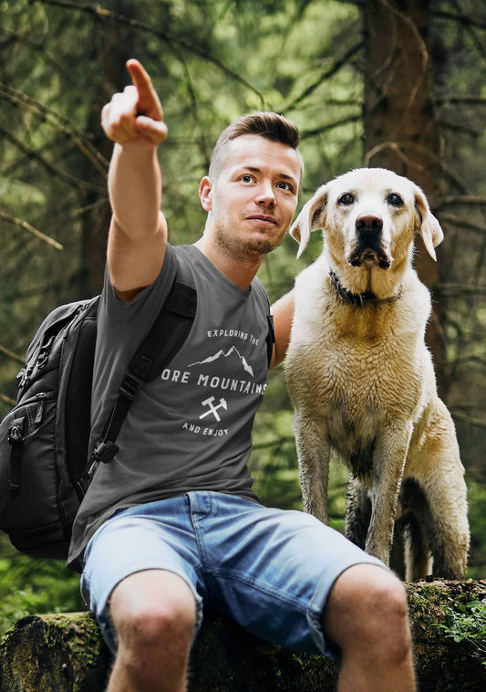 Unisex - Bio-Baumwoll-T-Shirt - Exploring the Ore Mountains - Haamitstuff