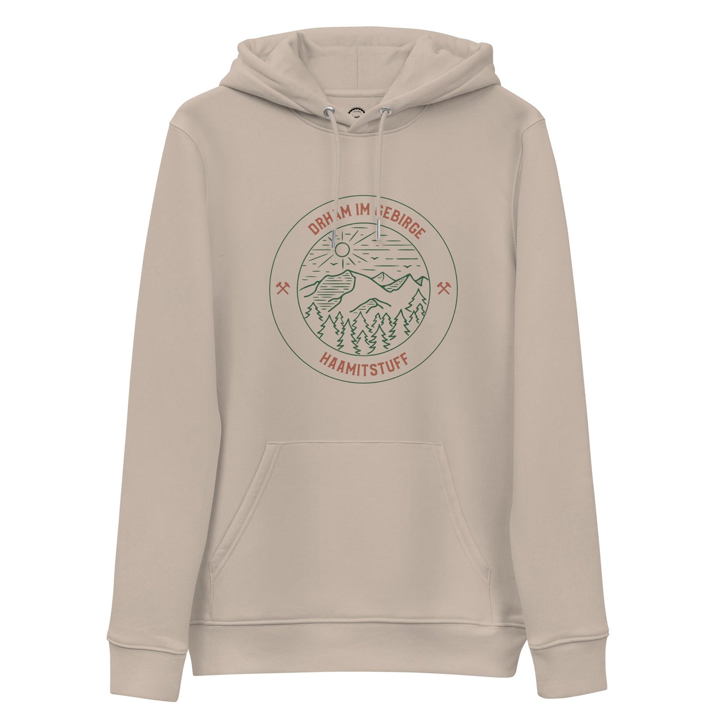 Unisex - Bio-Kapuzenpullover - Drham im Gebirge - Haamitstuff