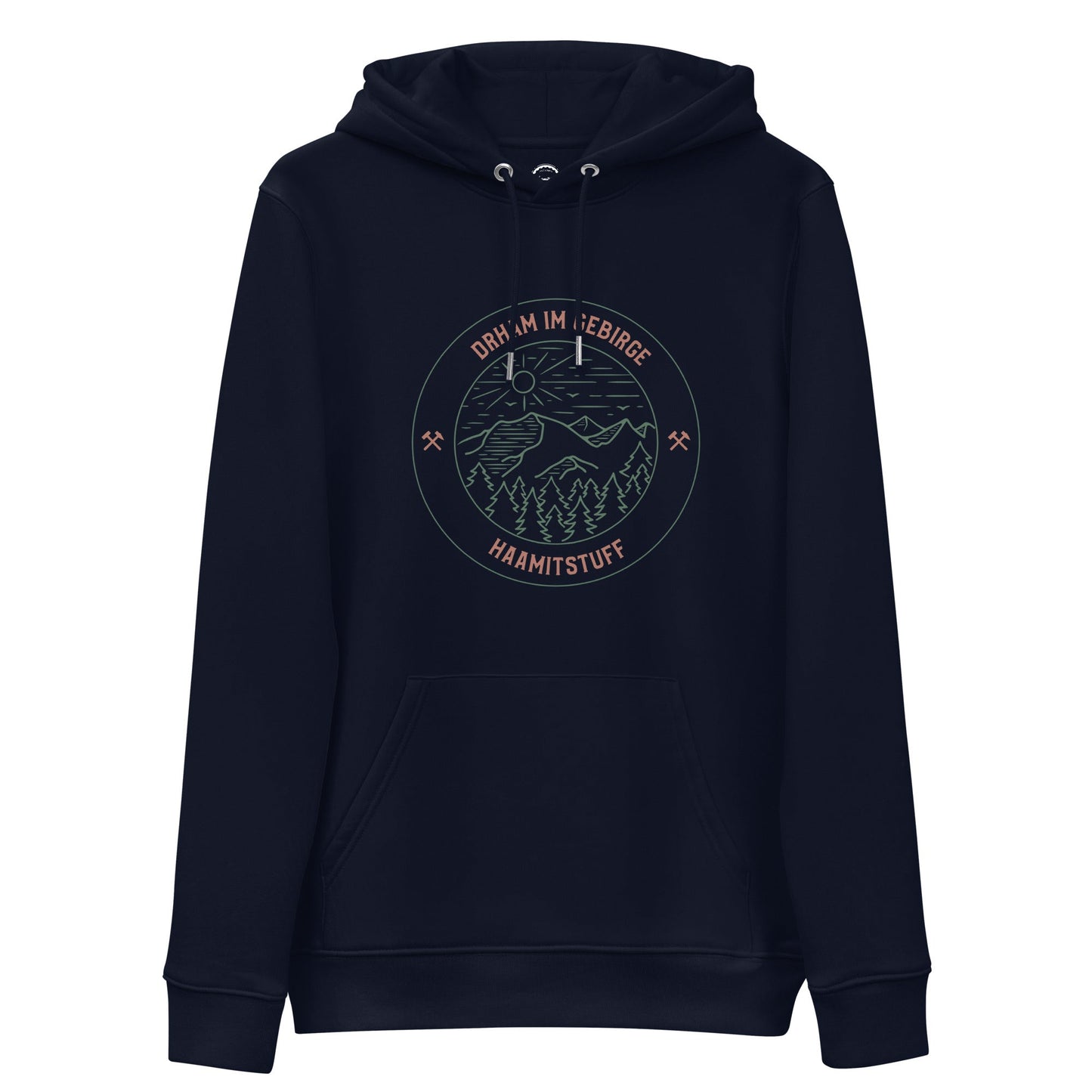 Unisex - Bio-Kapuzenpullover - Drham im Gebirge - Haamitstuff