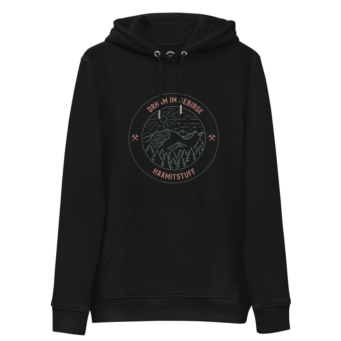 Unisex - Bio-Kapuzenpullover - Drham im Gebirge - Haamitstuff