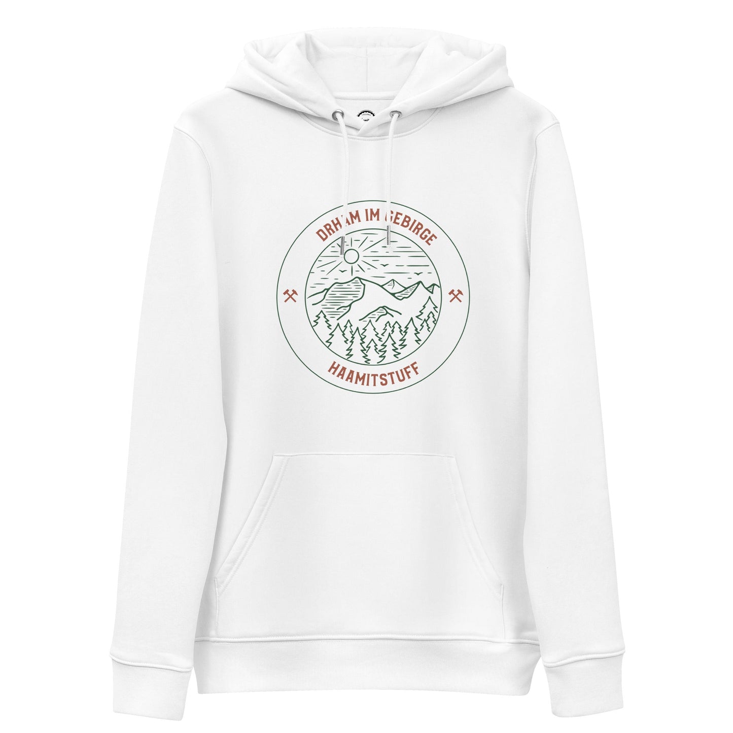 Unisex - Bio-Kapuzenpullover - Drham im Gebirge - Haamitstuff