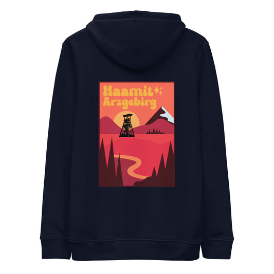 Unisex - Bio-Kapuzenpullover - Haamit Arzgebirg (Rückenprint) - Haamitstuff