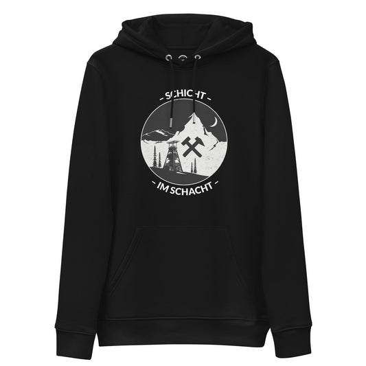 Unisex - Bio-Kapuzenpullover - Schicht im Schacht - Haamitstuff