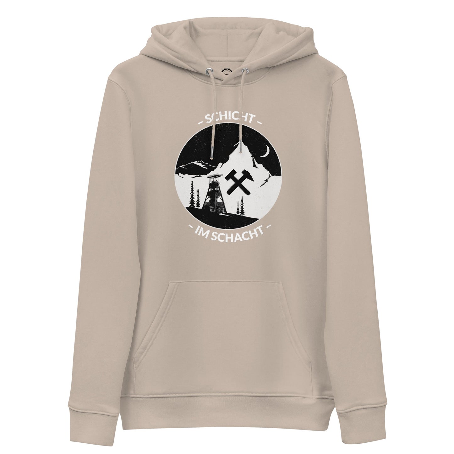 Unisex - Bio-Kapuzenpullover - Schicht im Schacht - Haamitstuff