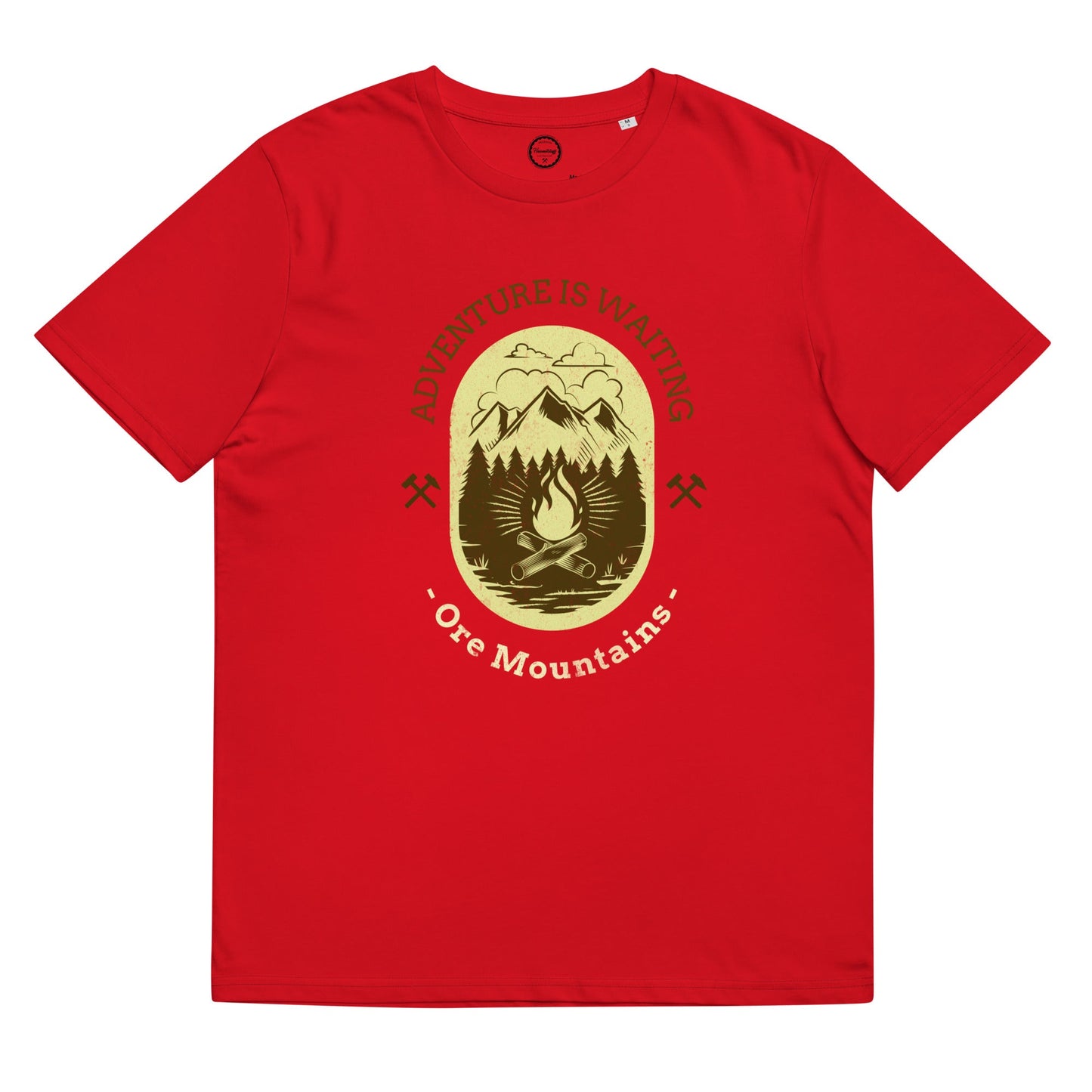 Unisex - T-Shirt - Bio-Baumwolle - Adventure is waiting - Ore Mountains - Haamitstuff