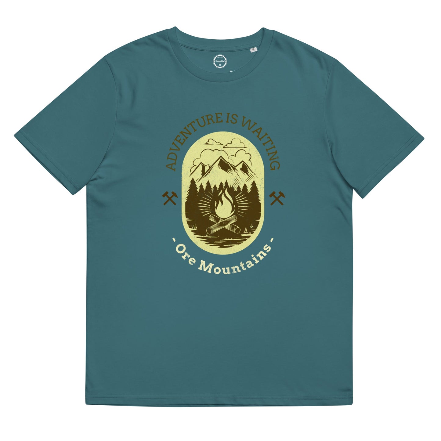 Unisex - T-Shirt - Bio-Baumwolle - Adventure is waiting - Ore Mountains - Haamitstuff