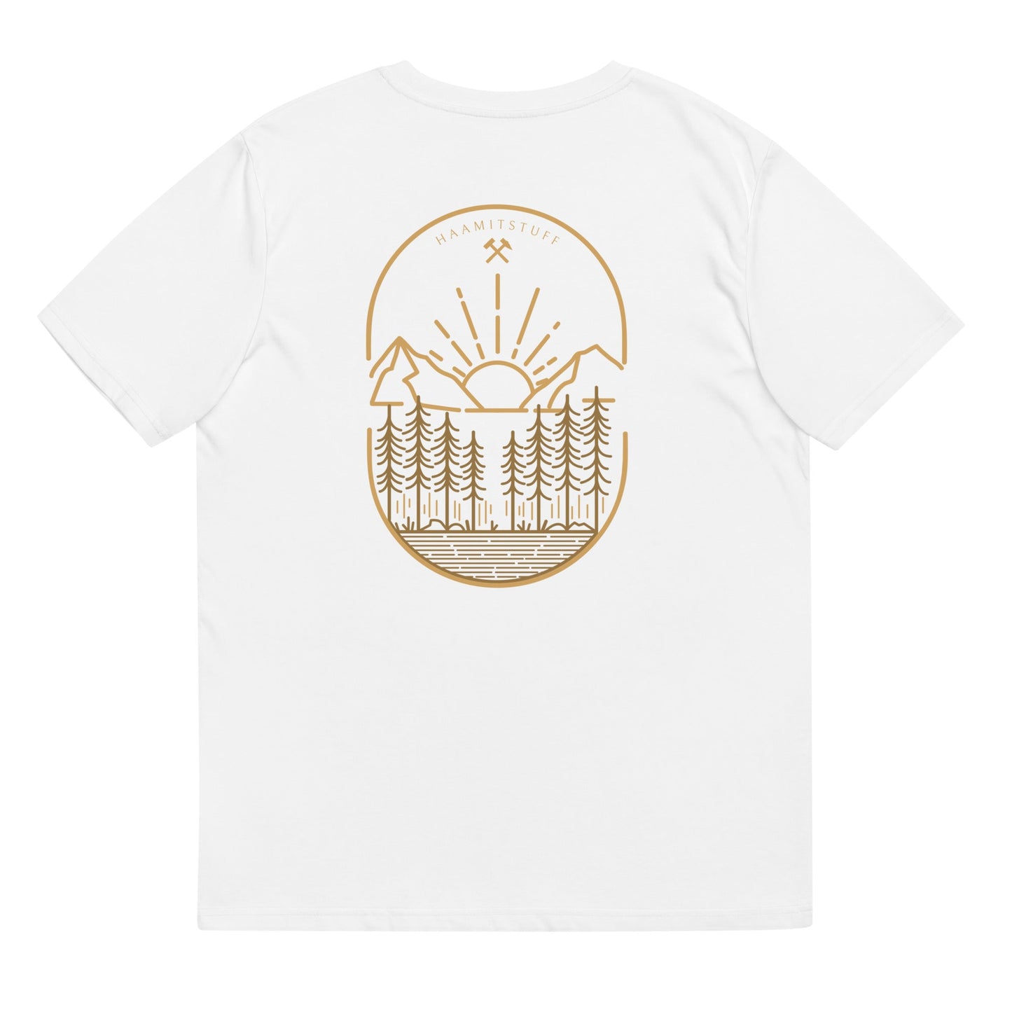 Unisex - T-Shirt - Bio-Baumwolle - Erzgebirge (Rückenprint) - Haamitstuff