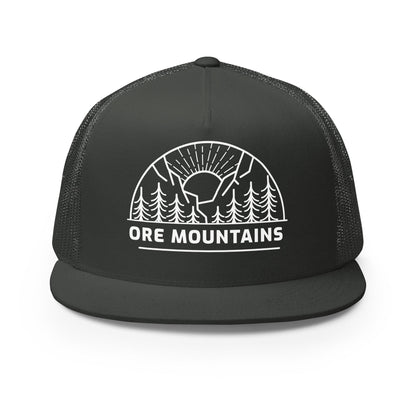 5 - Panel - Trucker - Cap - Ore Mountains (bedruckt) - Haamitstuff