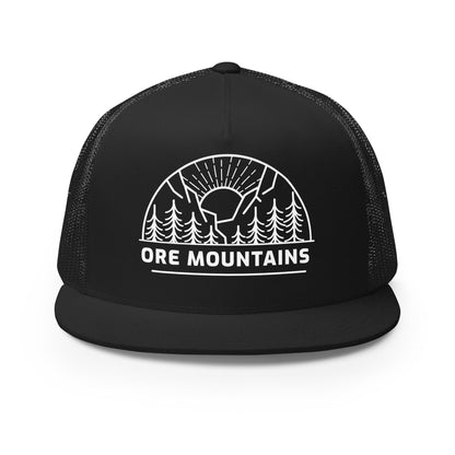 5 - Panel - Trucker - Cap - Ore Mountains (bedruckt) - Haamitstuff