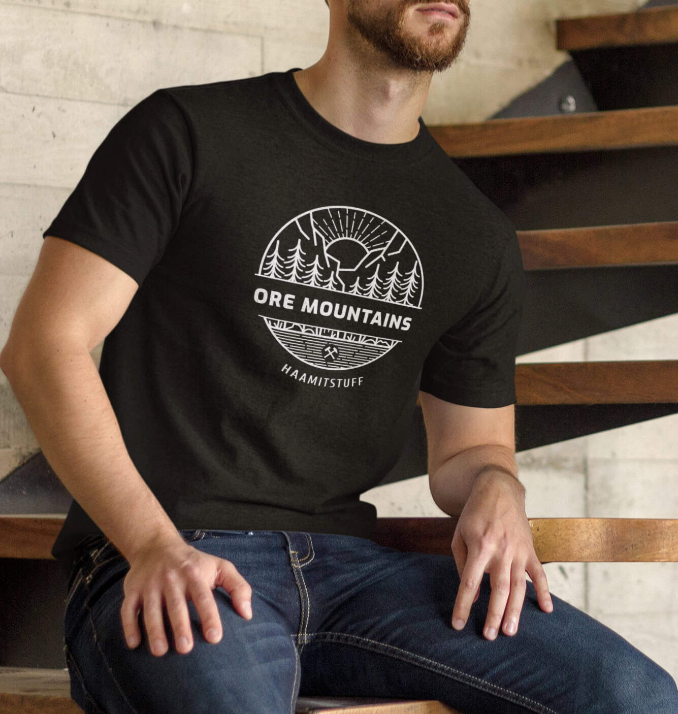 Unisex - T-Shirt - Bio-Baumwolle - Erzgebirge
