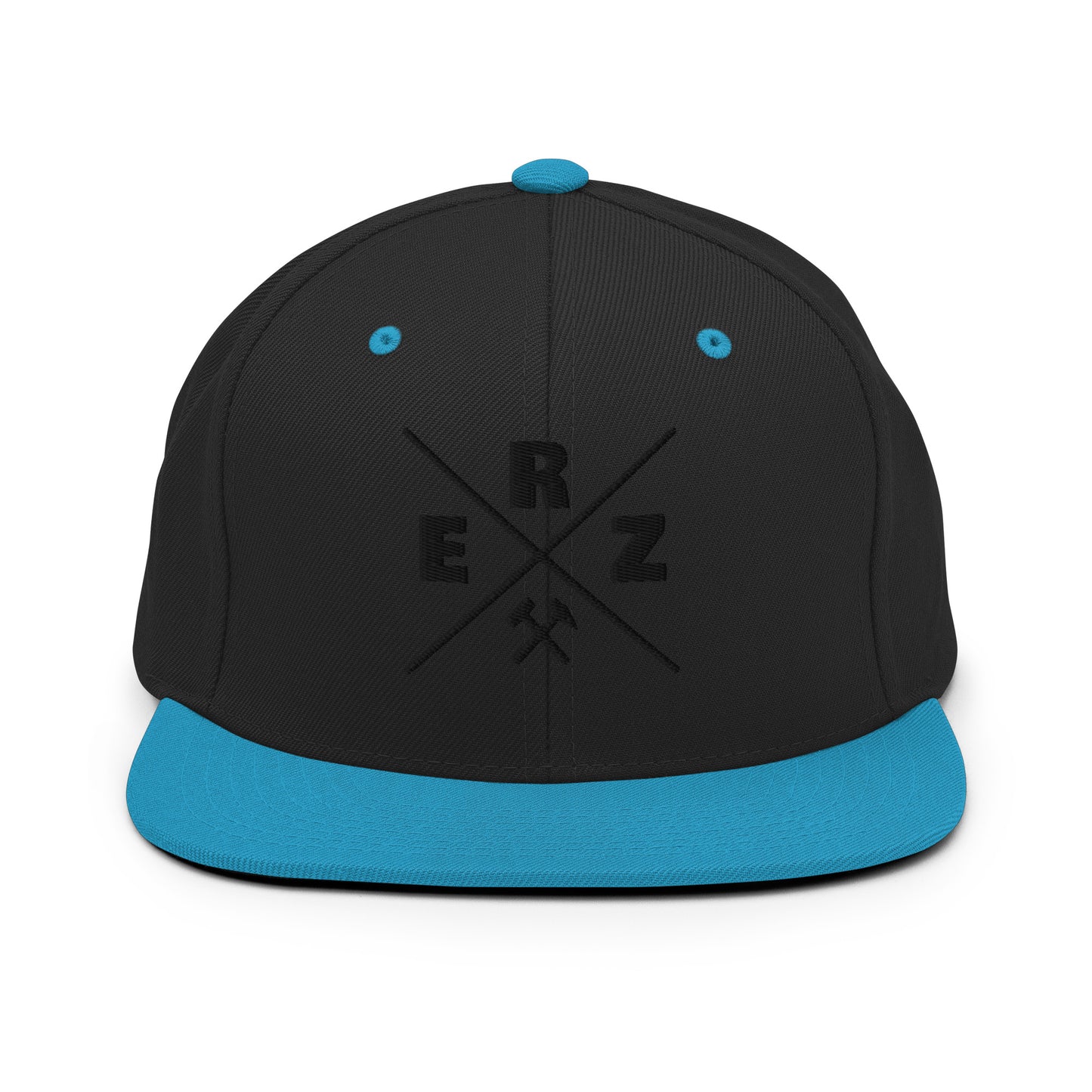 Snapback-Cap - Erz - schwarzer Stick