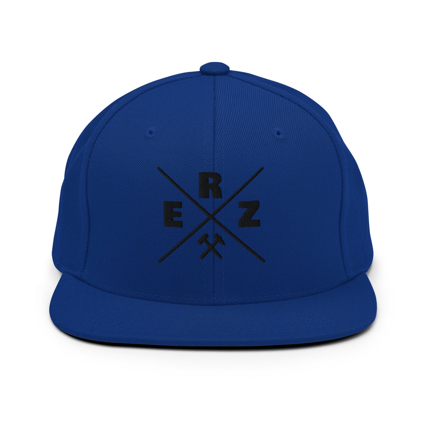 Snapback-Cap - Erz - schwarzer Stick