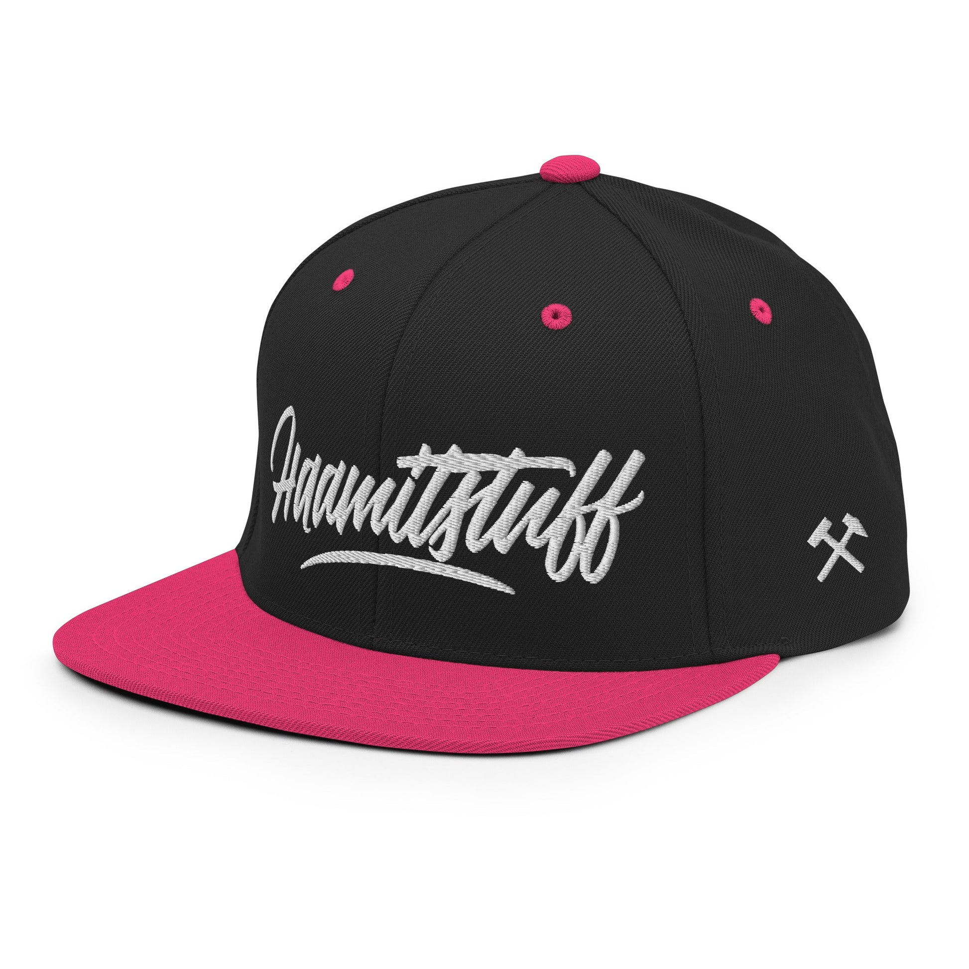Snapback - Cap - Haamitstuff (Stick weiß) - Haamitstuff