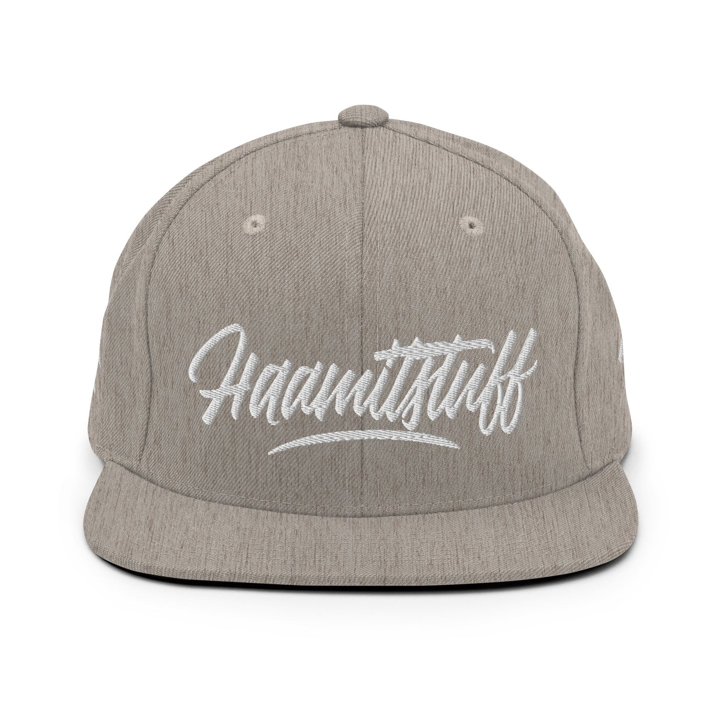 Snapback - Cap - Haamitstuff (Stick weiß) - Haamitstuff