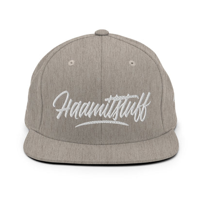 Snapback - Cap - Haamitstuff (Stick weiß) - Haamitstuff