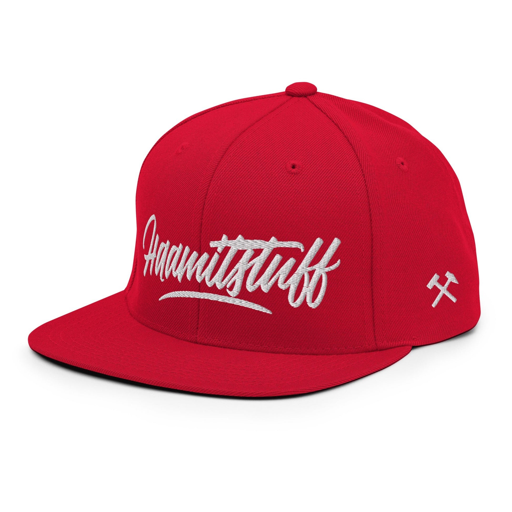 Snapback - Cap - Haamitstuff (Stick weiß) - Haamitstuff