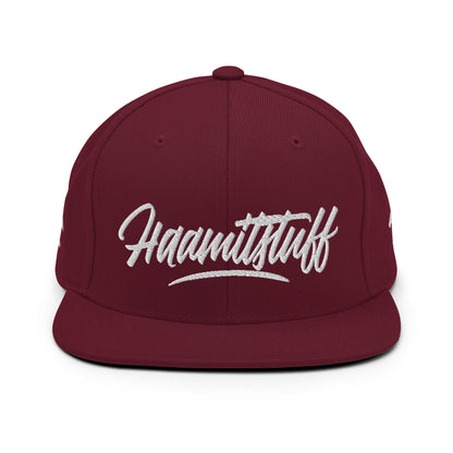 Snapback - Cap - Haamitstuff (Stick weiß) - Haamitstuff