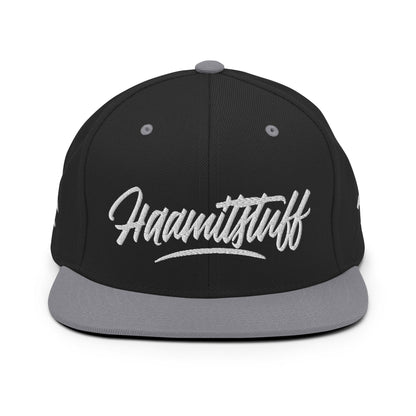 Snapback - Cap - Haamitstuff (Stick weiß) - Haamitstuff