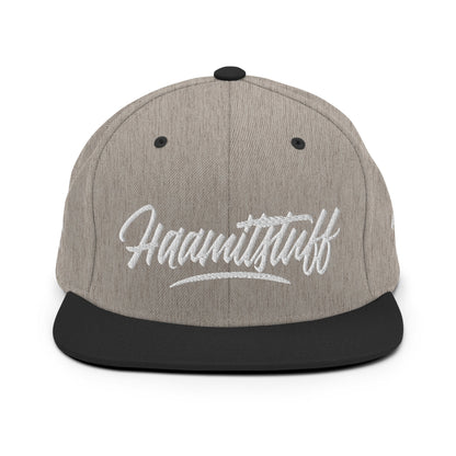 Snapback - Cap - Haamitstuff (Stick weiß) - Haamitstuff