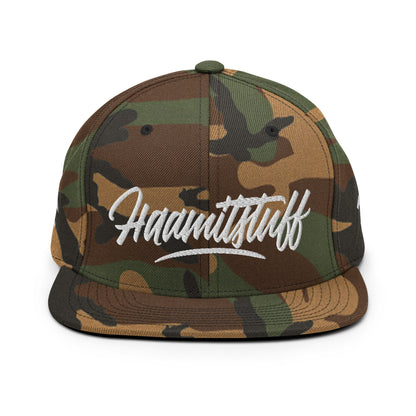 Snapback - Cap - Haamitstuff (Stick weiß) - Haamitstuff
