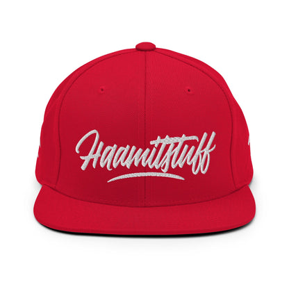 Snapback - Cap - Haamitstuff (Stick weiß) - Haamitstuff
