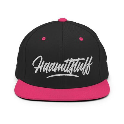 Snapback - Cap - Haamitstuff (Stick weiß) - Haamitstuff