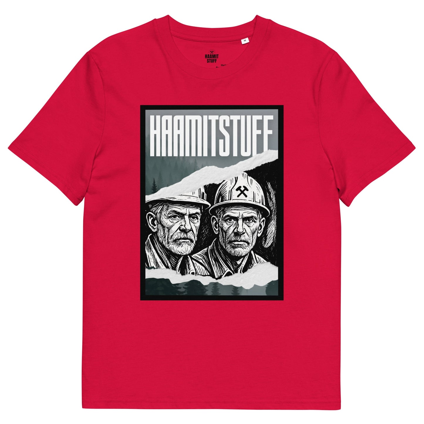 Unisex - T-Shirt - Bio - Baumwolle Haamitstuff Bergmänner - Haamitstuff