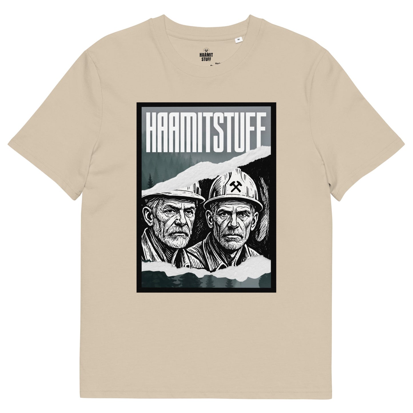 Unisex - T-Shirt - Bio - Baumwolle Haamitstuff Bergmänner - Haamitstuff
