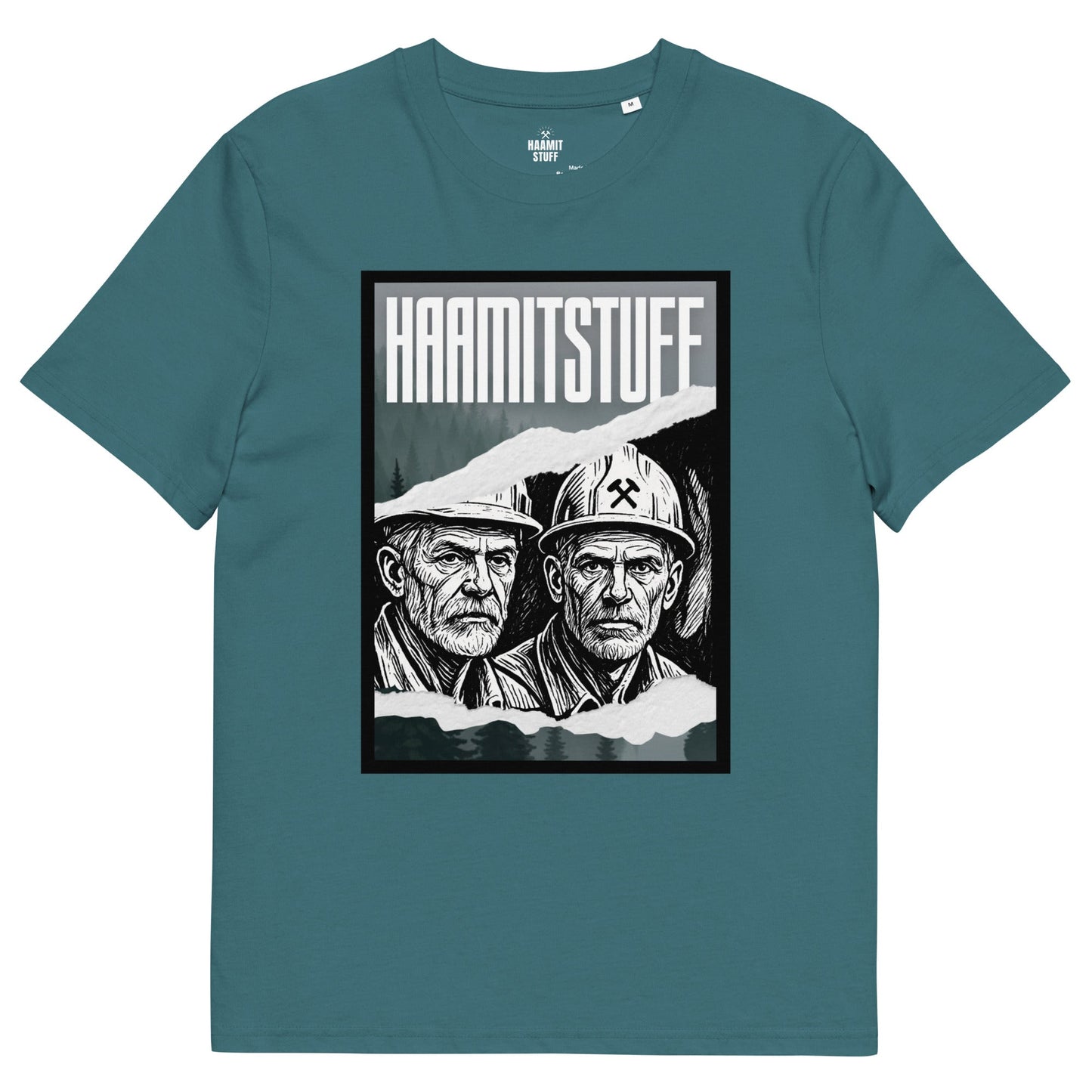 Unisex - T-Shirt - Bio - Baumwolle Haamitstuff Bergmänner - Haamitstuff