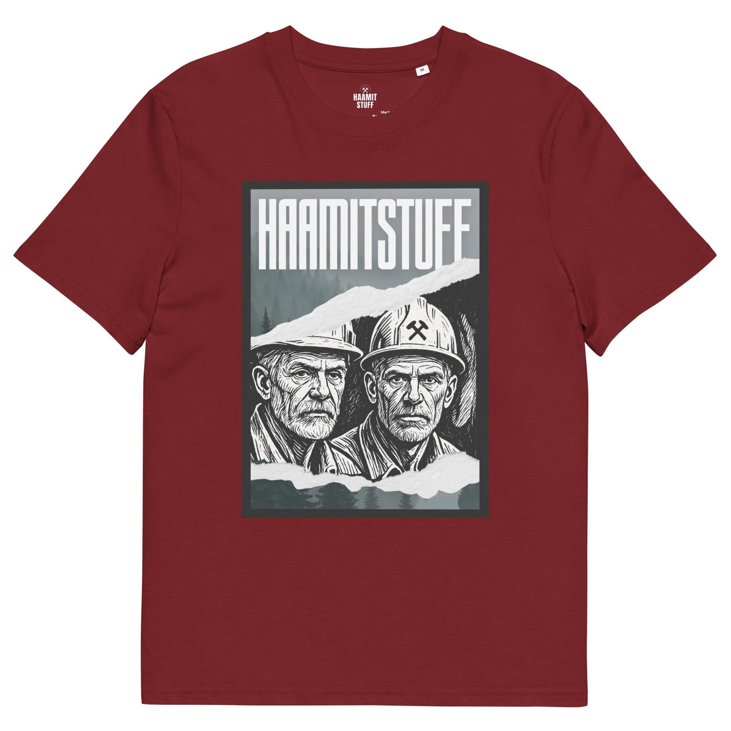 Unisex - T-Shirt - Bio - Baumwolle Haamitstuff Bergmänner - Haamitstuff