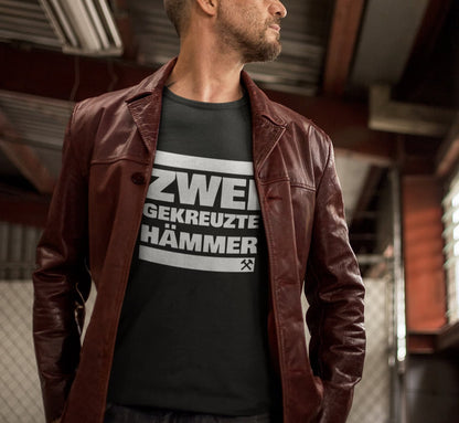 Unisex - T-Shirt - Bio - Baumwolle - Zwei gekreuzte Hämmer - Haamitstuff