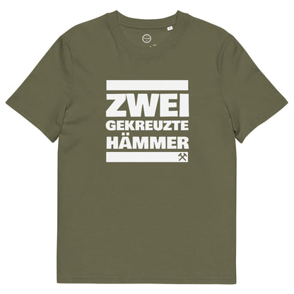 Unisex - T - Shirt - Bio - Baumwolle - Zwei gekreuzte Hämmer - Haamitstuff
