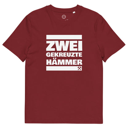 Unisex - T - Shirt - Bio - Baumwolle - Zwei gekreuzte Hämmer - Haamitstuff