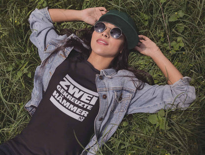Unisex - T-Shirt - Bio - Baumwolle - Zwei gekreuzte Hämmer - Haamitstuff