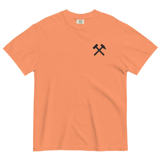 Unisex T-Shirt | Comfort Colors - gekreuzte Hämmer (schwarzer Stick) - Haamitstuff
