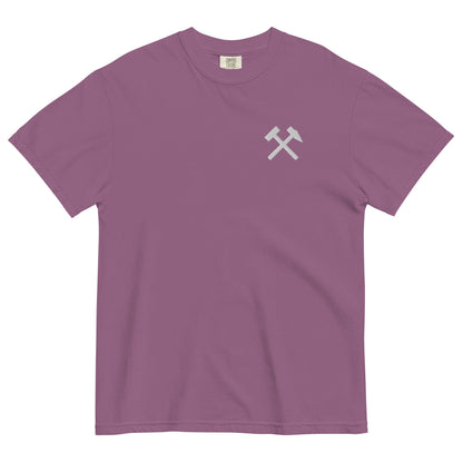 Unisex T-Shirt - Comfort Colors - gekreuzten Hämmer (weißer Stick) - Haamitstuff