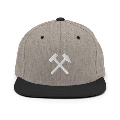 Snapback-Cap - Gekreuzte Hämmer (weiß) - Haamitstuff