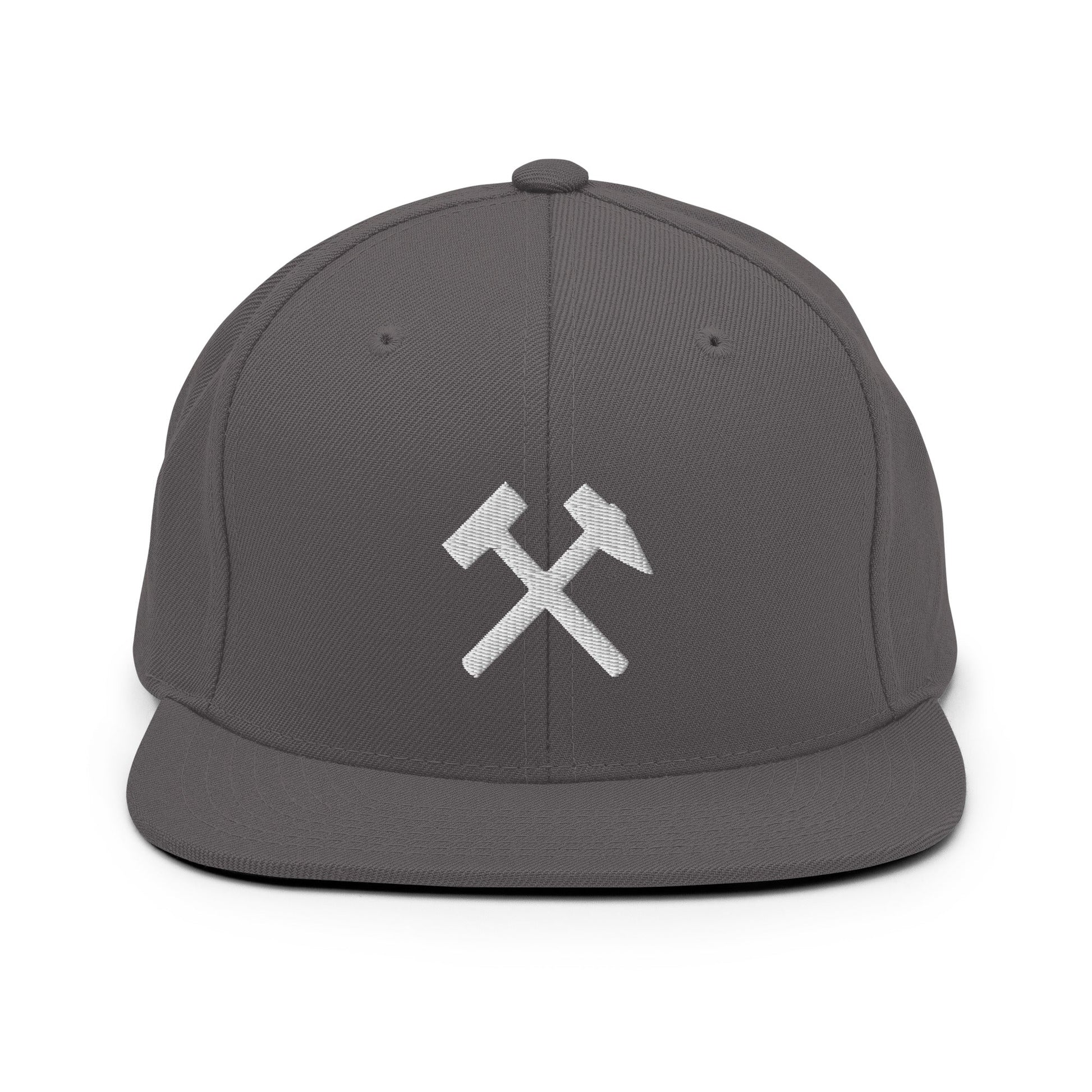 Snapback-Cap - Gekreuzte Hämmer (weiß) - Haamitstuff