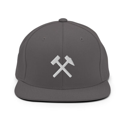 Snapback-Cap - Gekreuzte Hämmer (weiß) - Haamitstuff