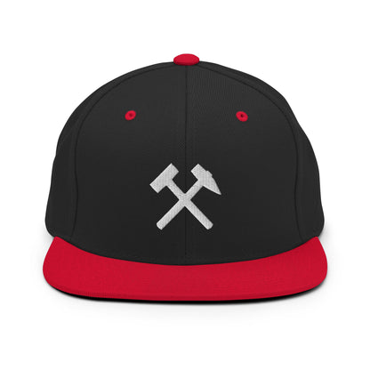 Snapback-Cap - Gekreuzte Hämmer (weiß) - Haamitstuff