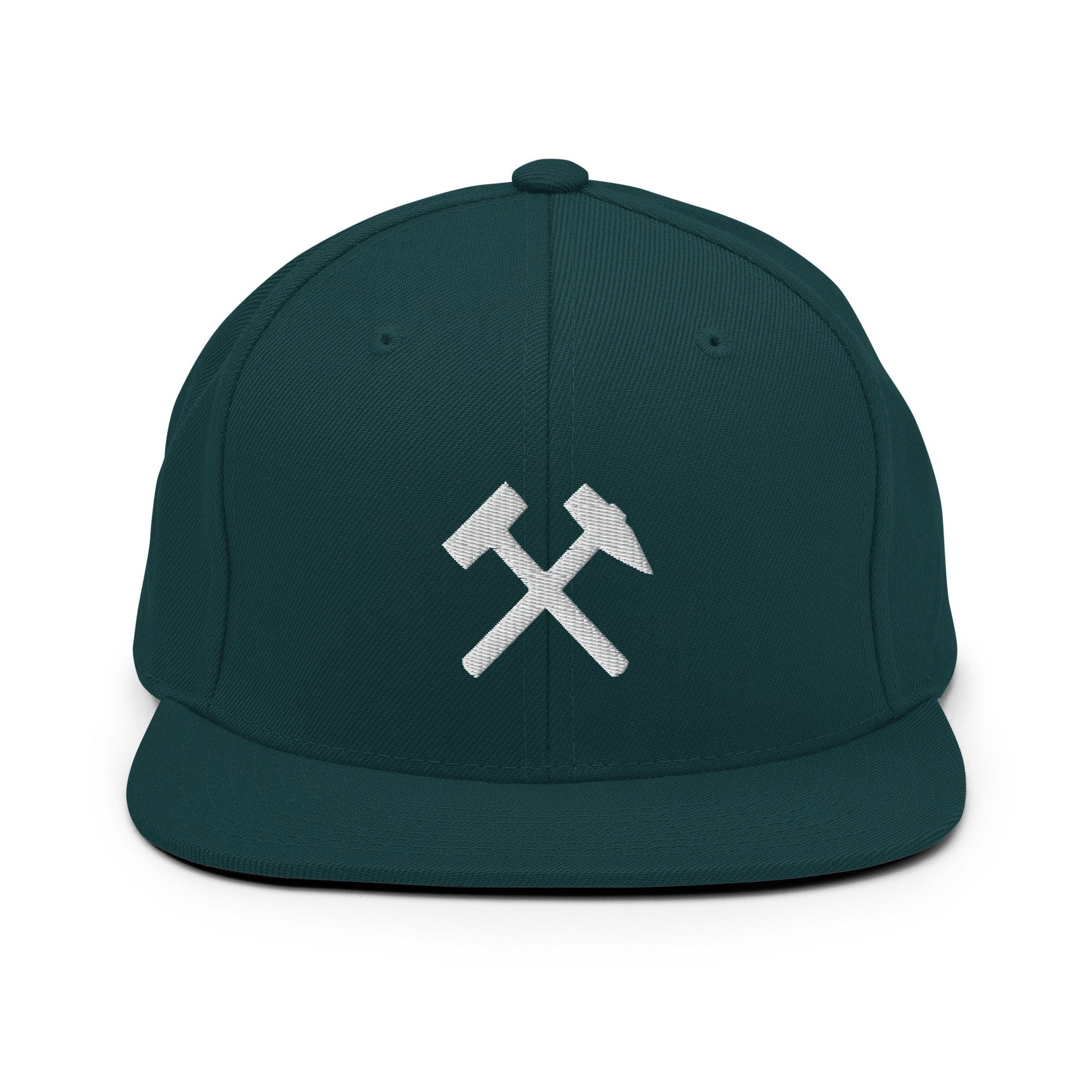 Snapback-Cap - Gekreuzte Hämmer (weiß) - Haamitstuff