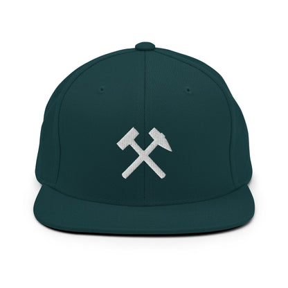 Snapback-Cap - Gekreuzte Hämmer (weiß) - Haamitstuff