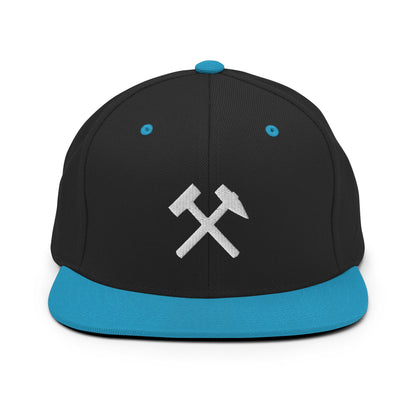 Snapback-Cap - Gekreuzte Hämmer (weiß) - Haamitstuff