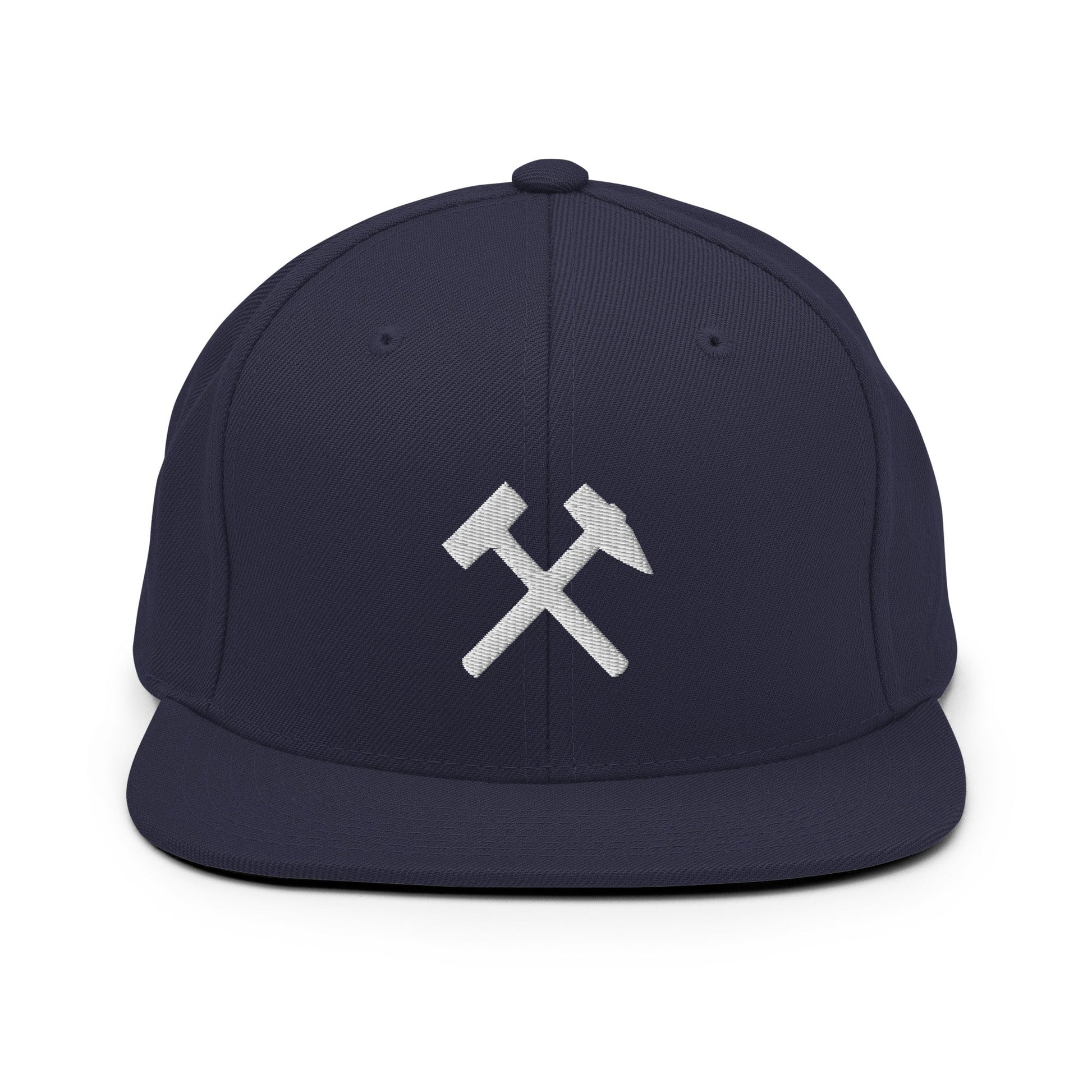 Snapback-Cap - Gekreuzte Hämmer (weiß) - Haamitstuff