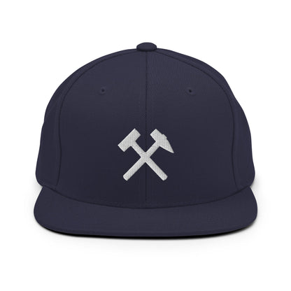 Snapback-Cap - Gekreuzte Hämmer (weiß) - Haamitstuff